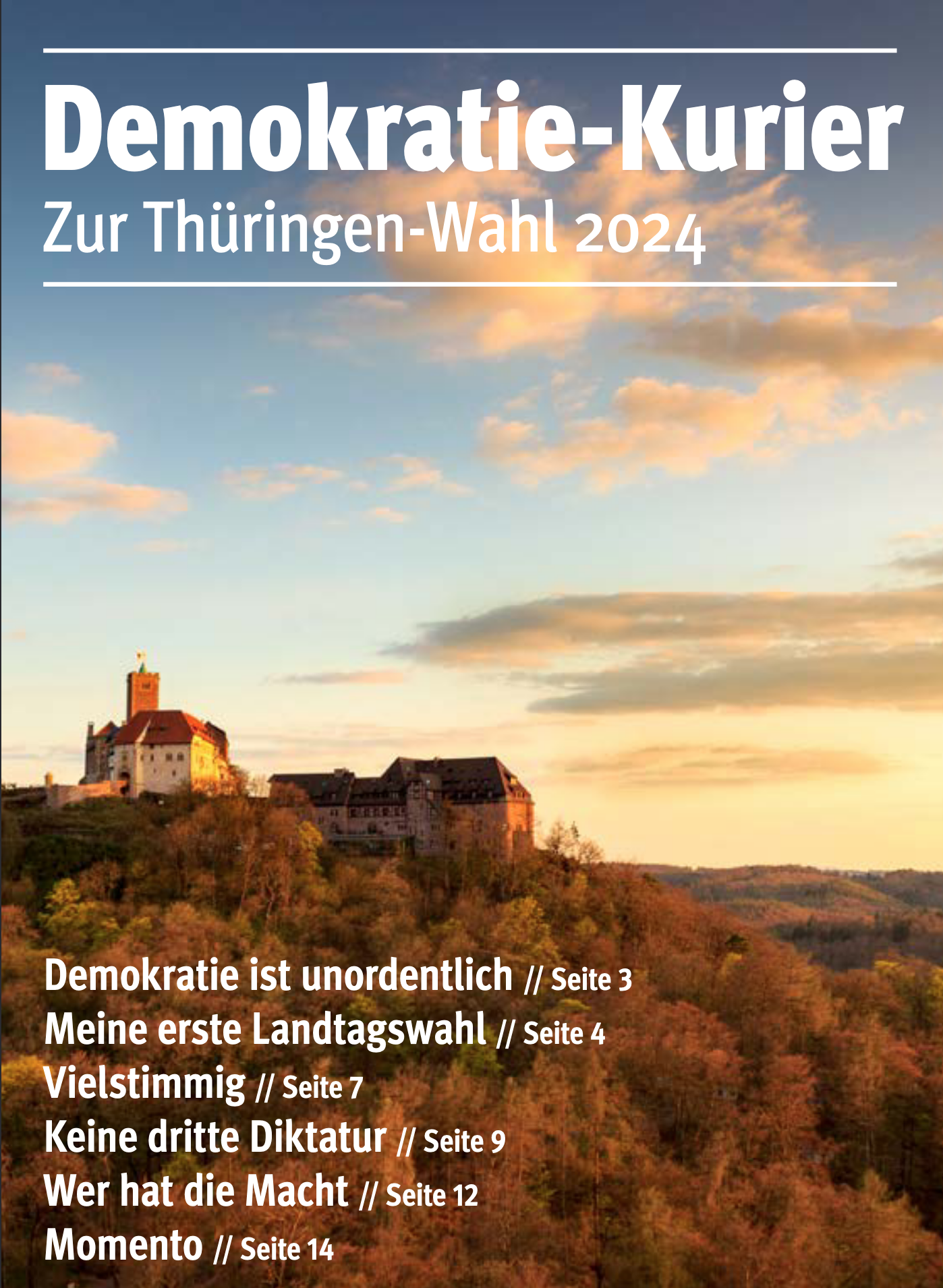 Demokratie-Kurier Zur Thüringen-Wahl 2024